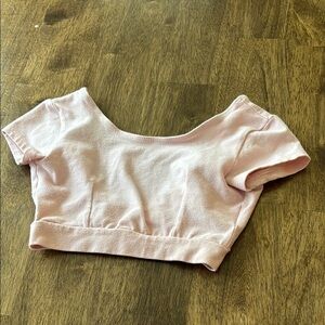 Pink Kids Dance Crop Top